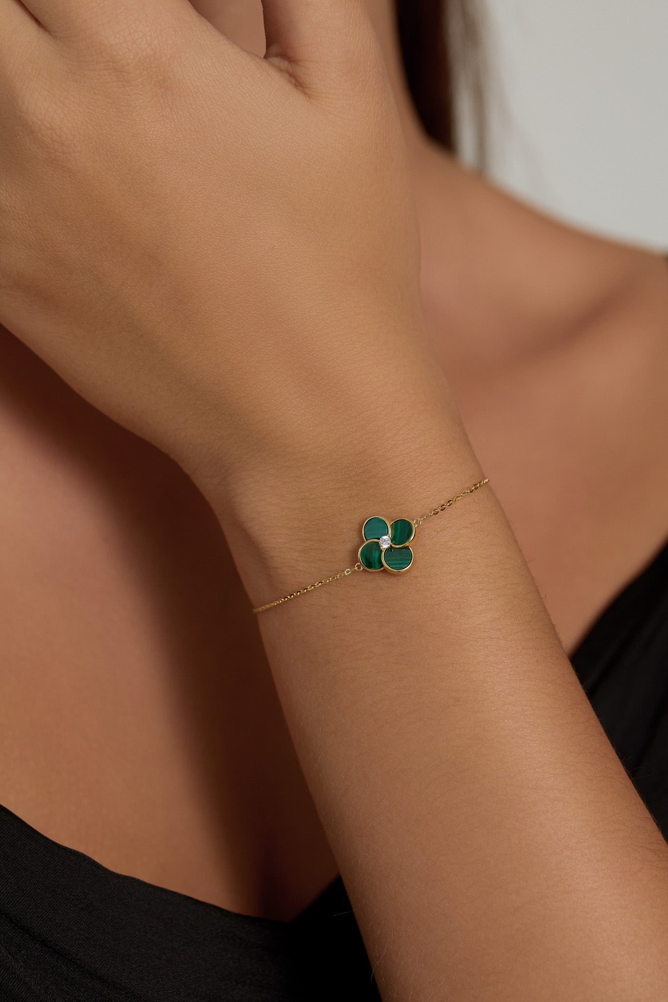Four-Leaf Clover Bracelet