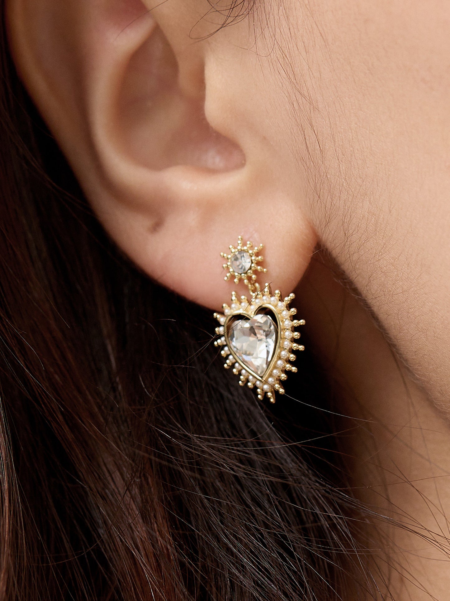 Aurora Heart Earrings