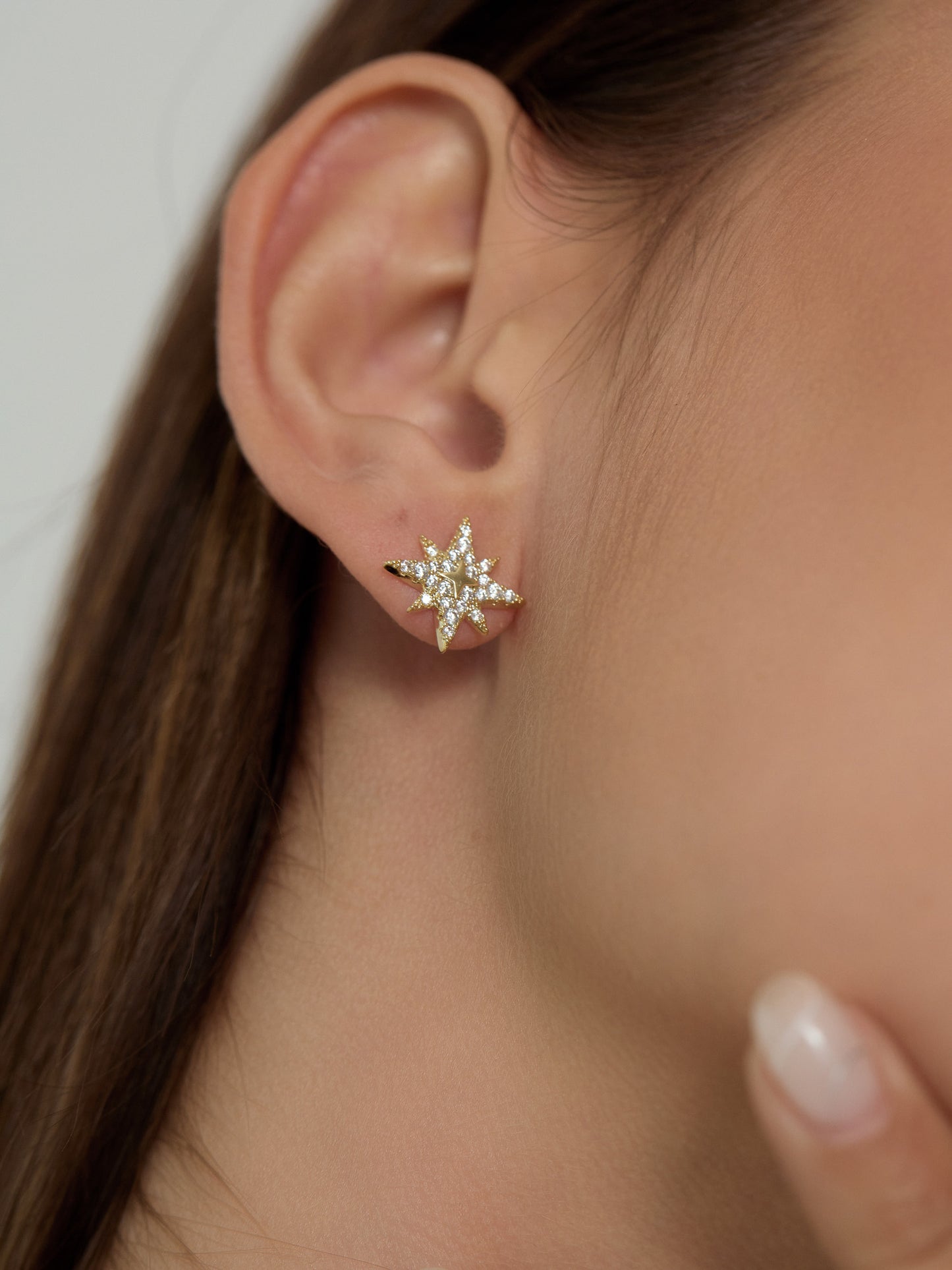 Hexagram Star Stud Earrings