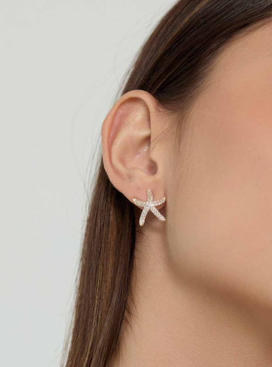 Marseille Starfish Stud Earrings