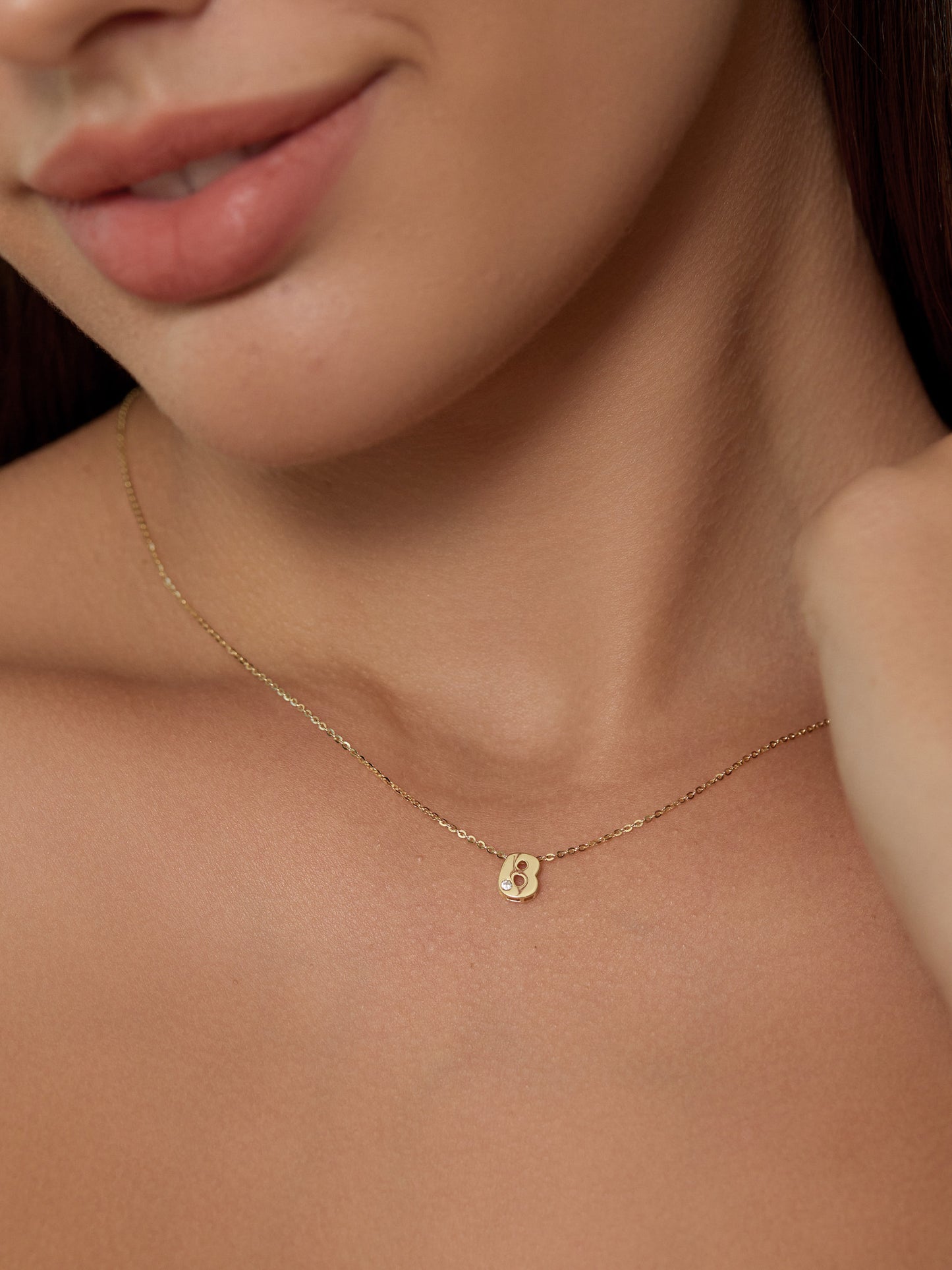 With the Letter "B" Necklace