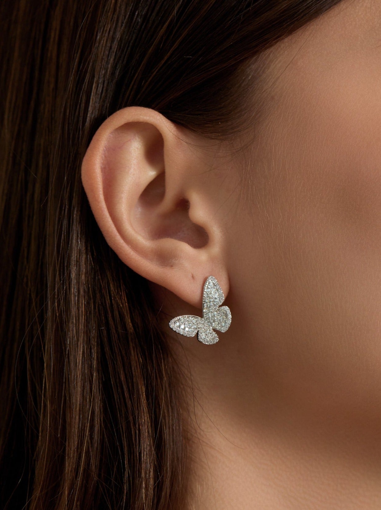 Bliss Butterfly Stud Earrings