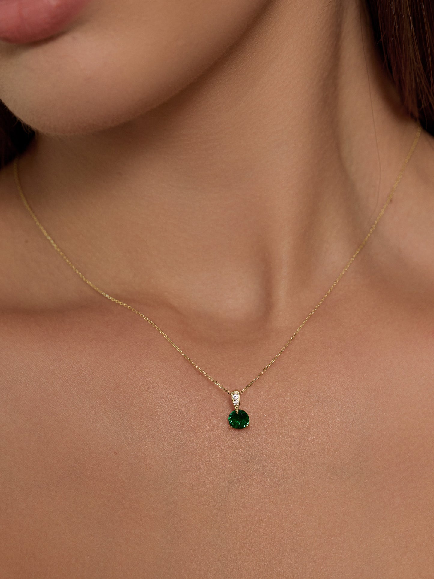 Witty Emerald Green Necklace