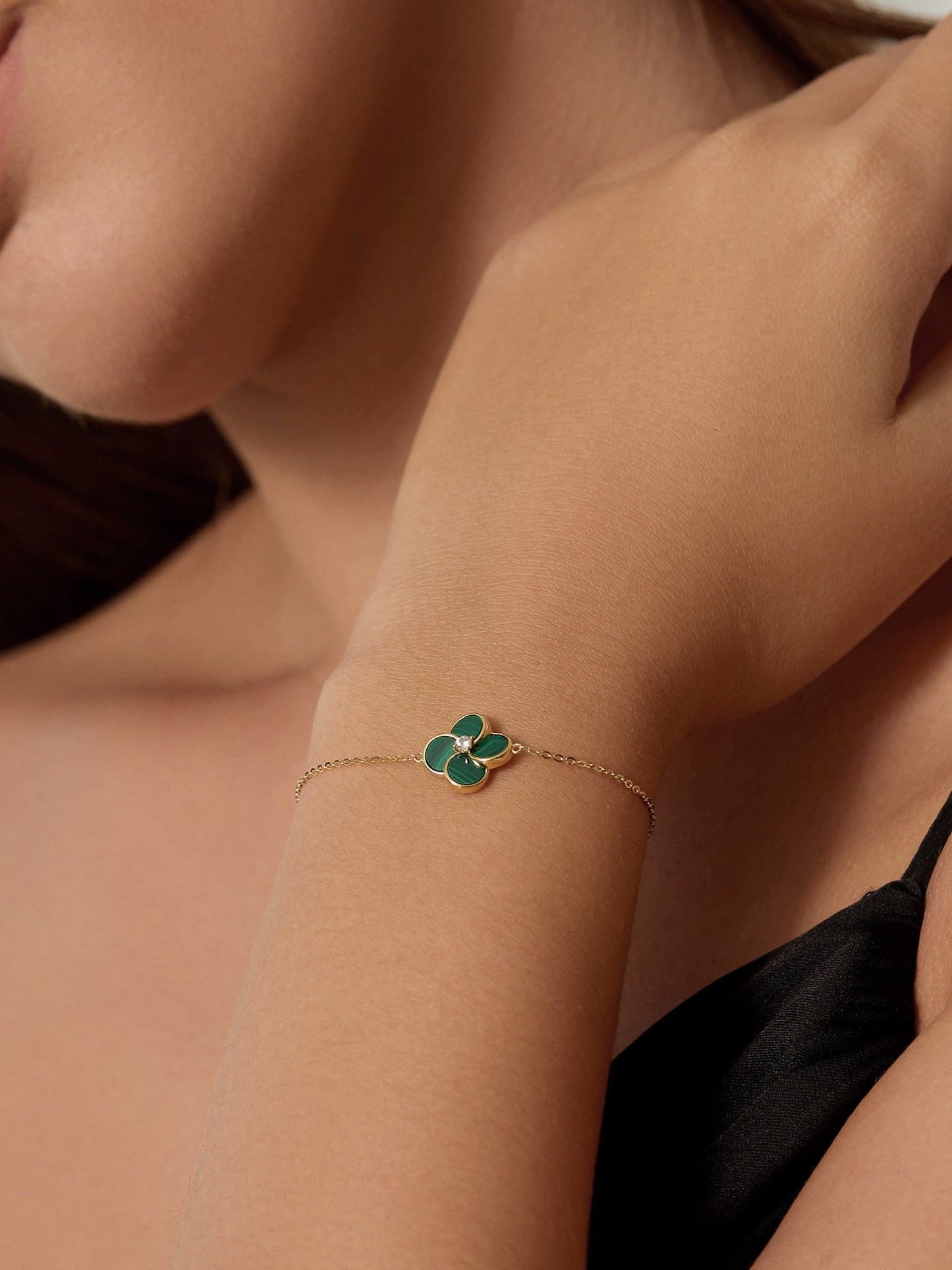 Four-Leaf Clover Bracelet