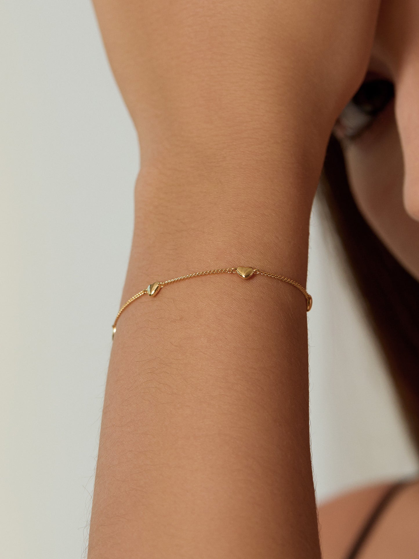 Golden Heart Glimpse Bracelets