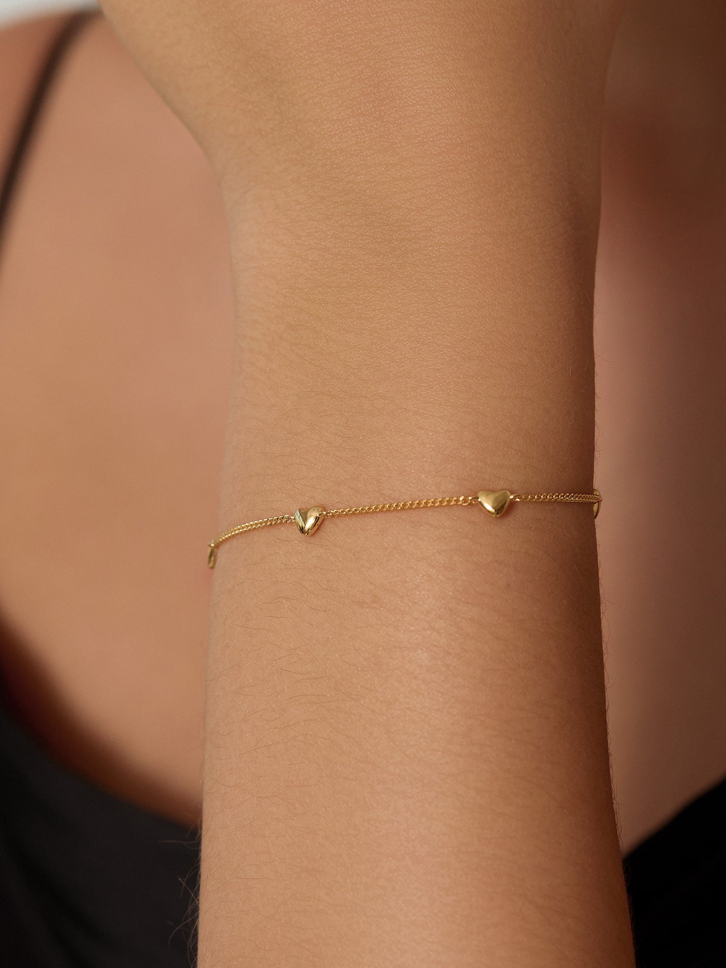 Golden Heart Glimpse Bracelets