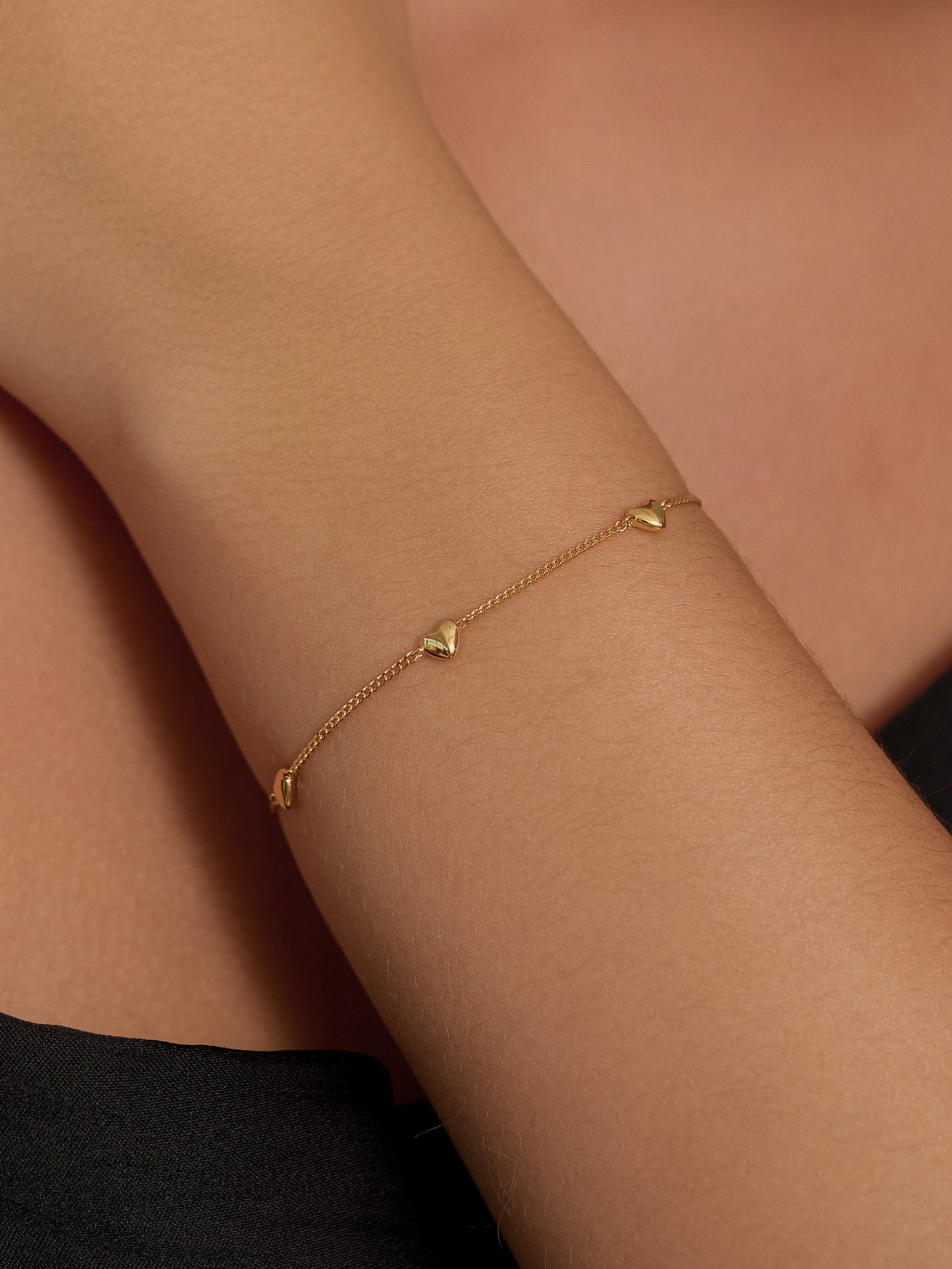 Golden Heart Glimpse Bracelets