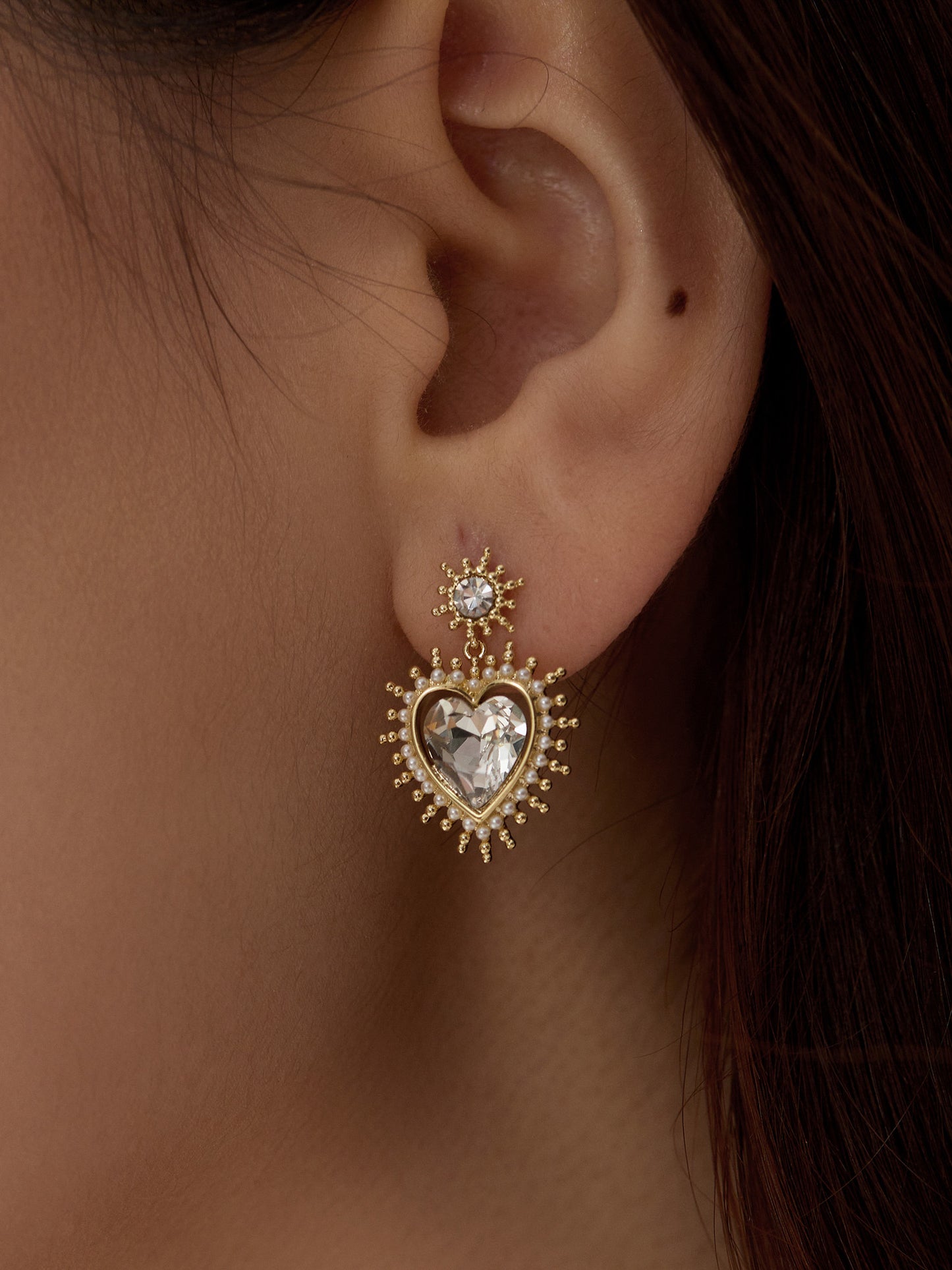 Aurora Heart Earrings