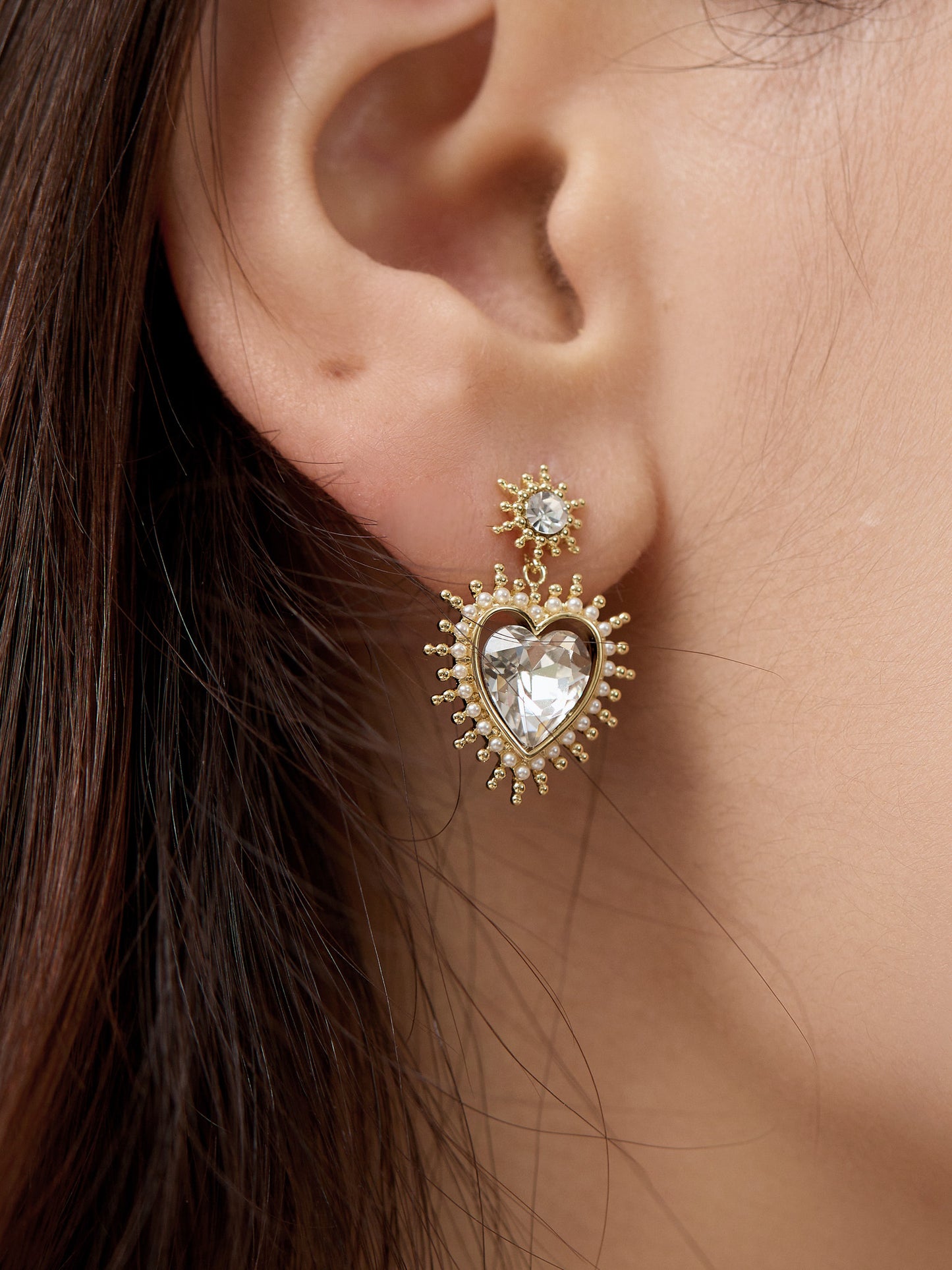Aurora Heart Earrings