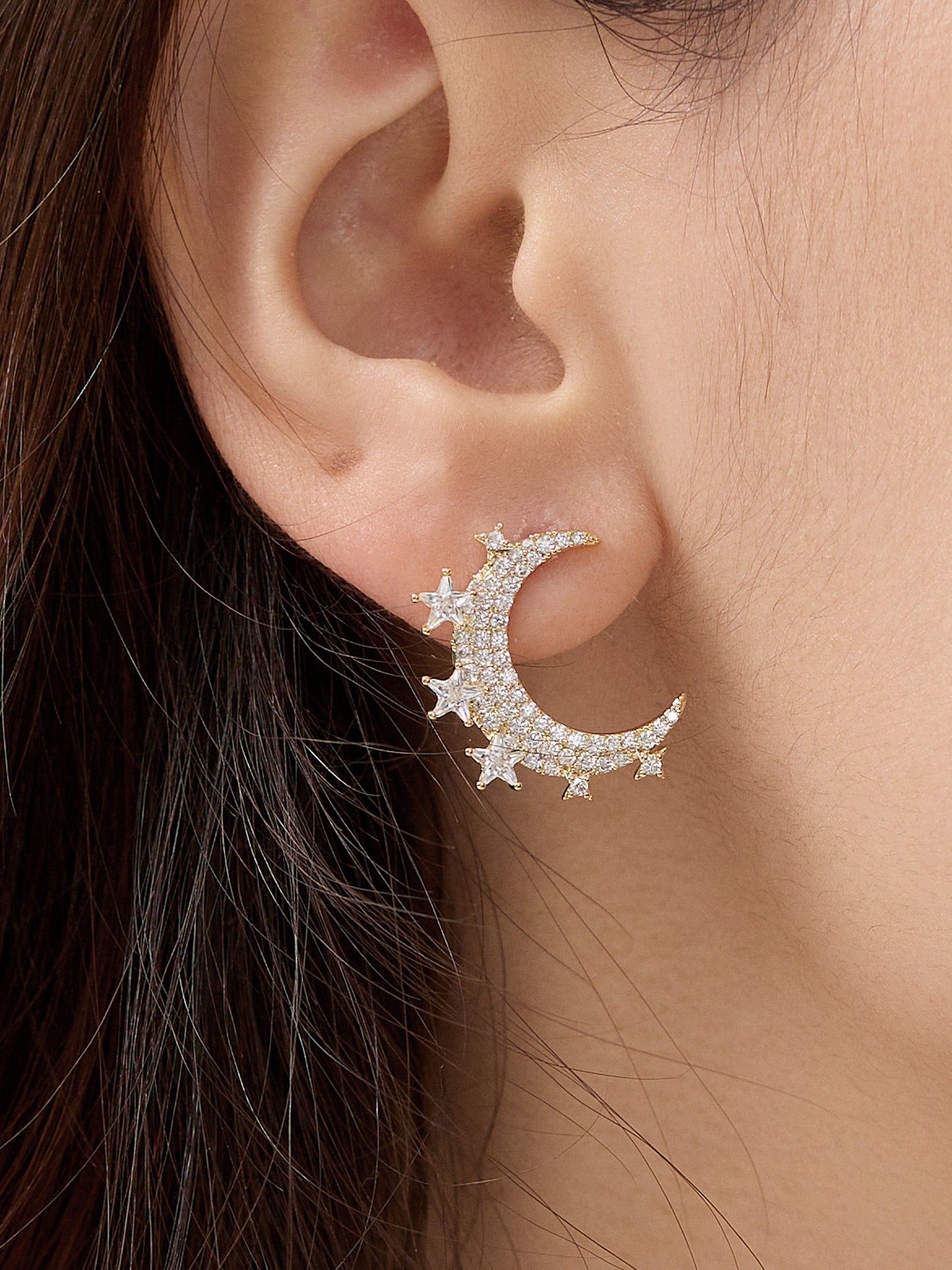 14K Gold Platted Moonlight Earring