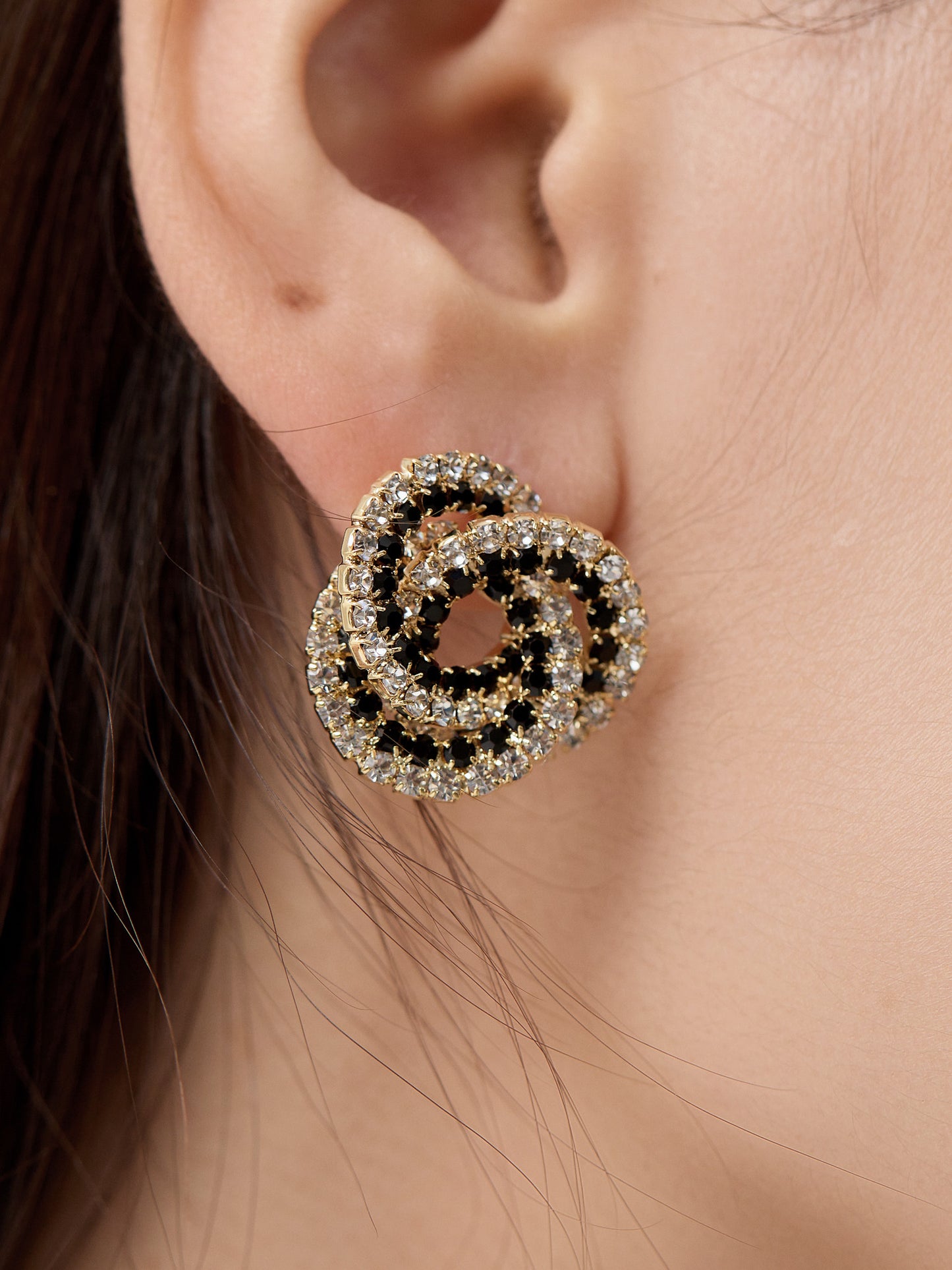 14K Gold Platted Twilit Treasure Zircon Earrings
