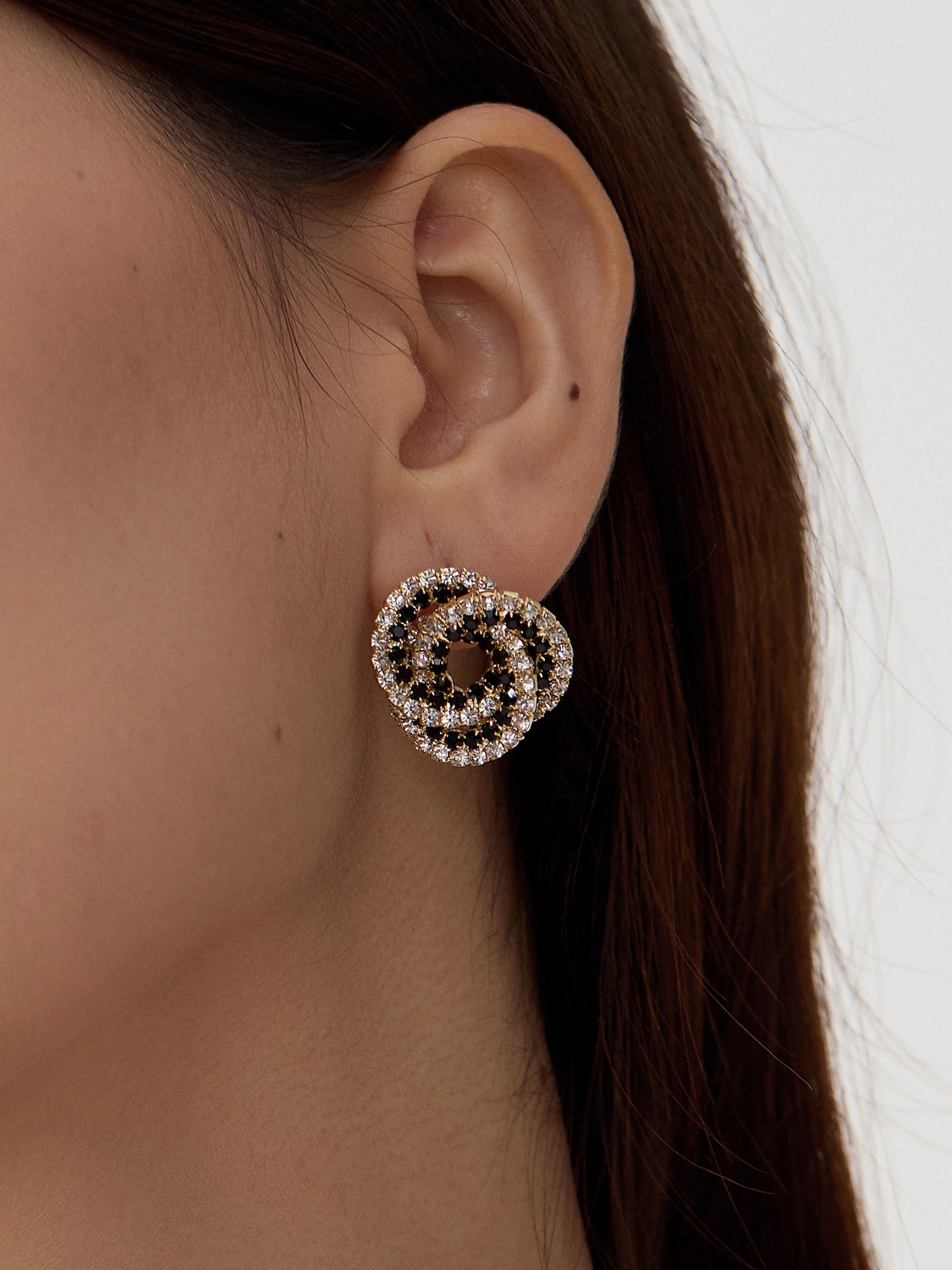 14K Gold Platted Twilit Treasure Zircon Earrings