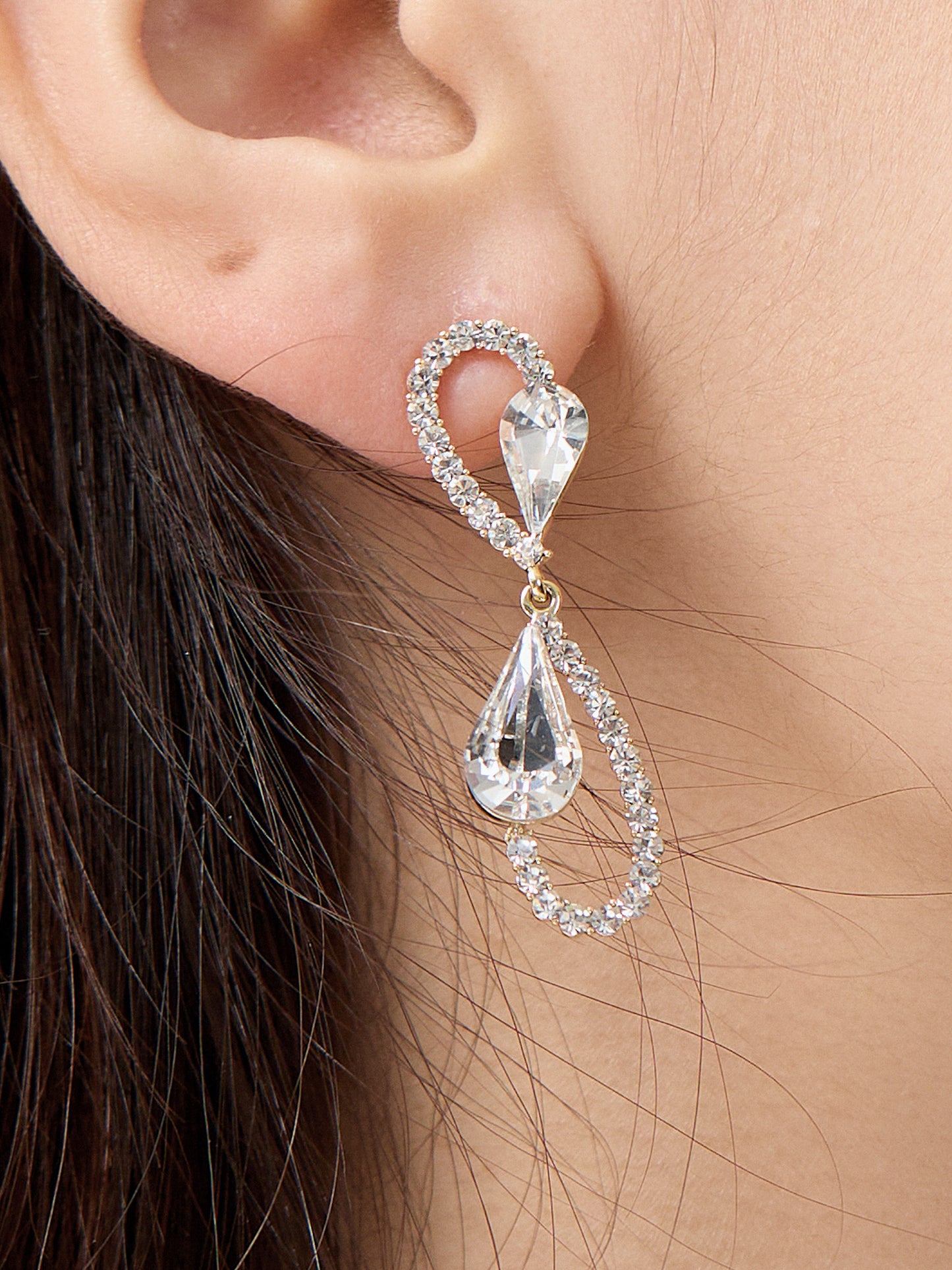 Mobius Tear Drop Earrings