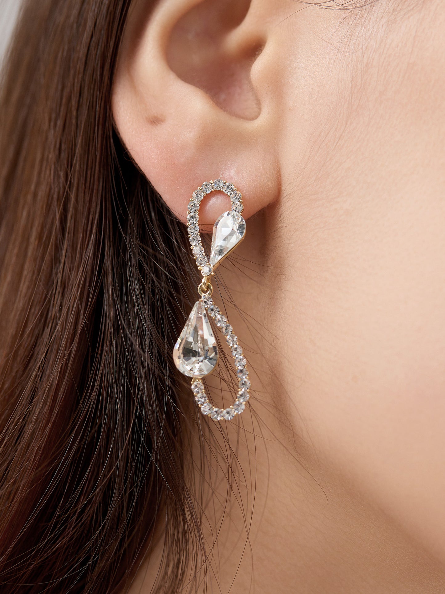 Mobius Tear Drop Earrings