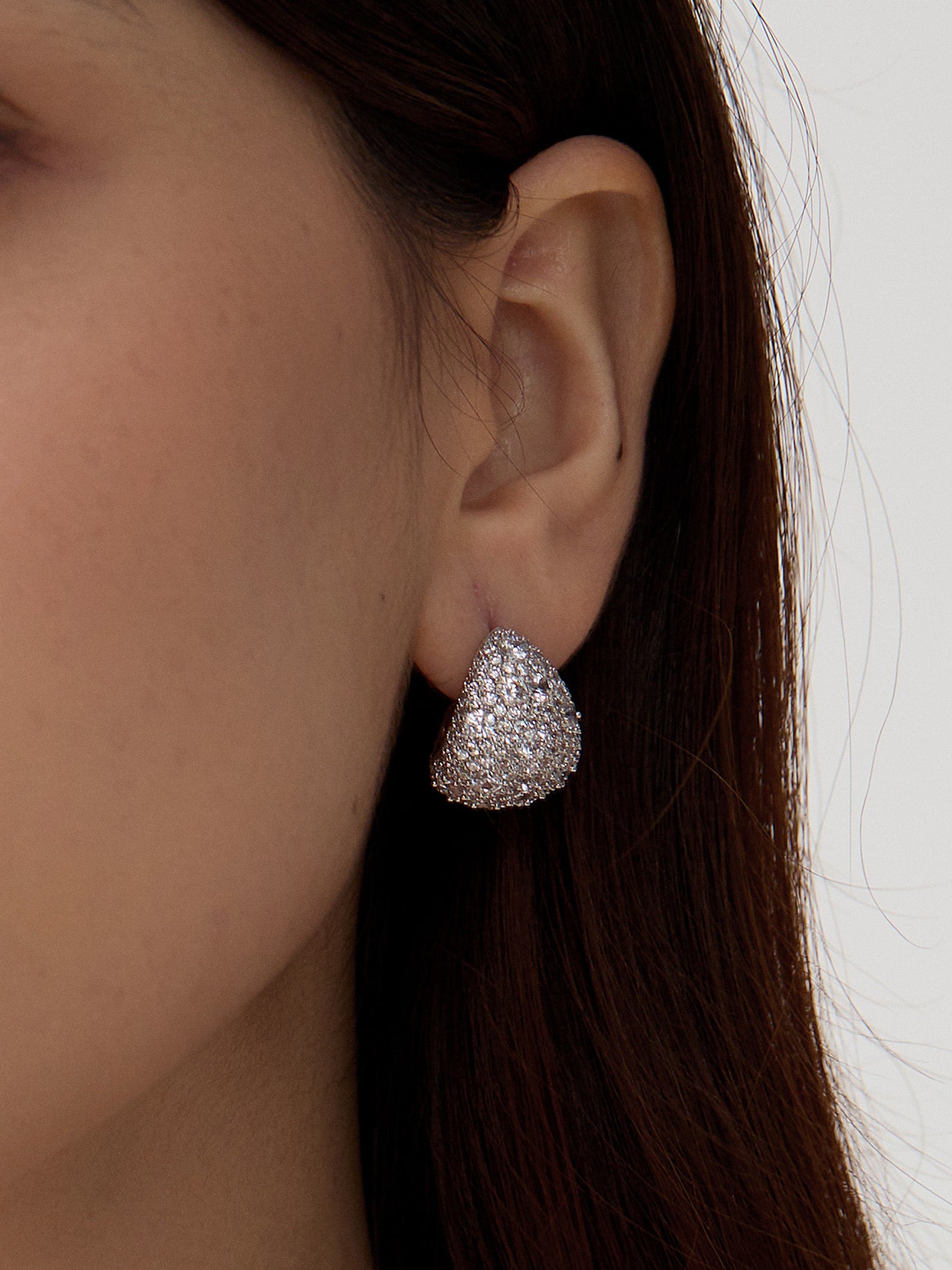 14K Gold Platted Crest Earring