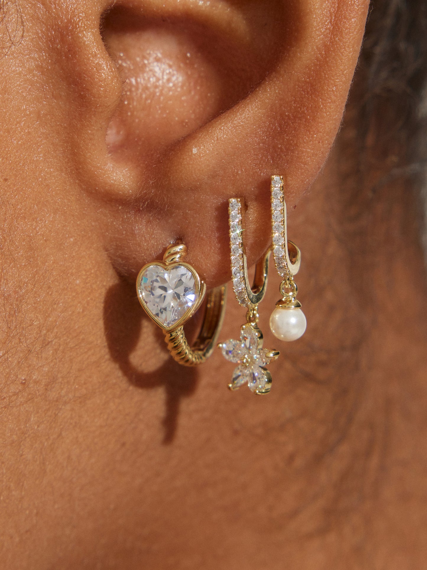 Alsace Floral Pearl Earrings