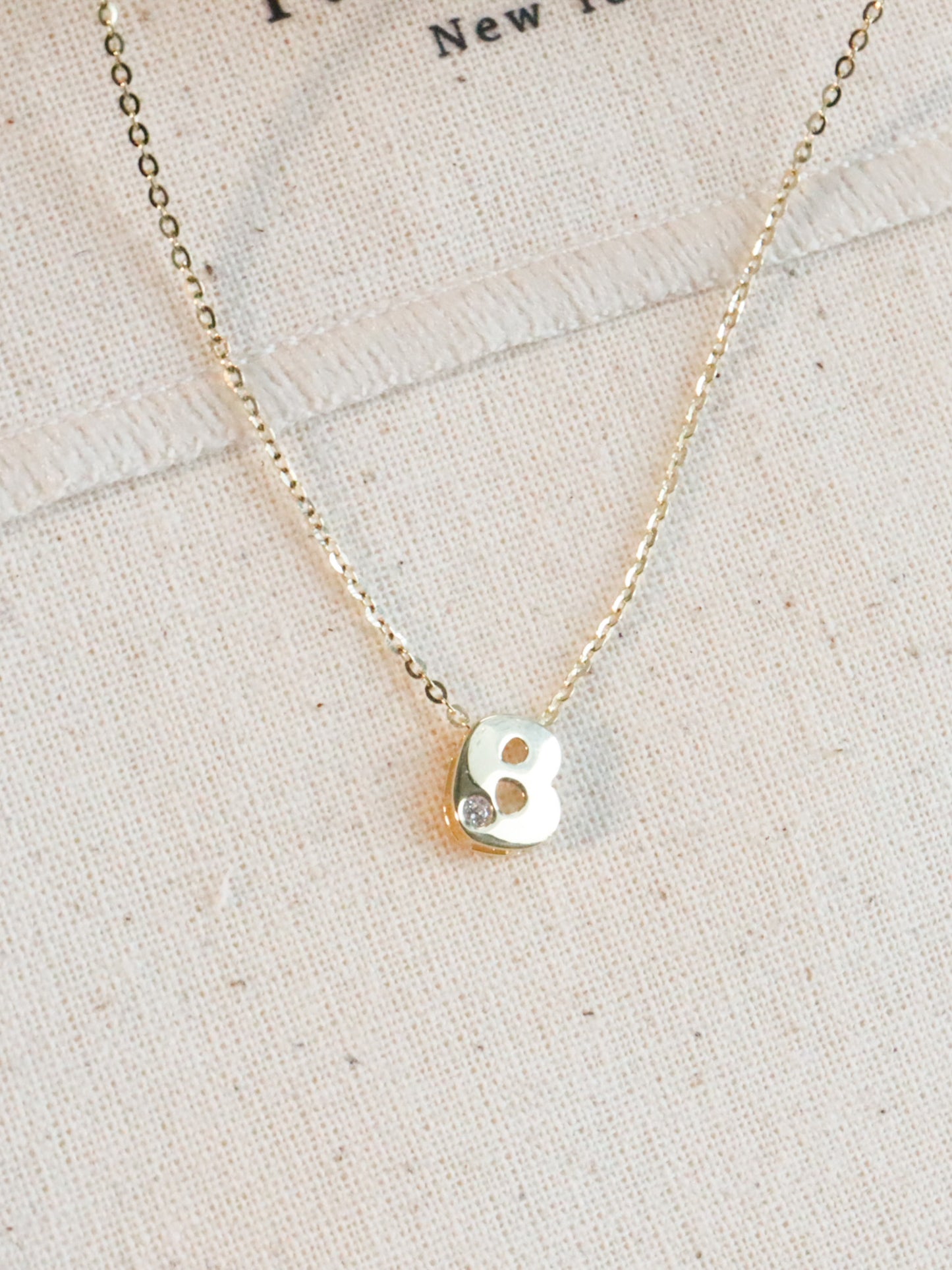With the Letter "B" Necklace