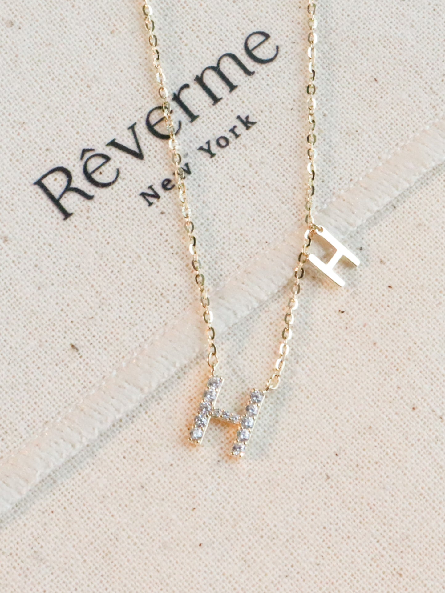 With the Letter "H" Necklace