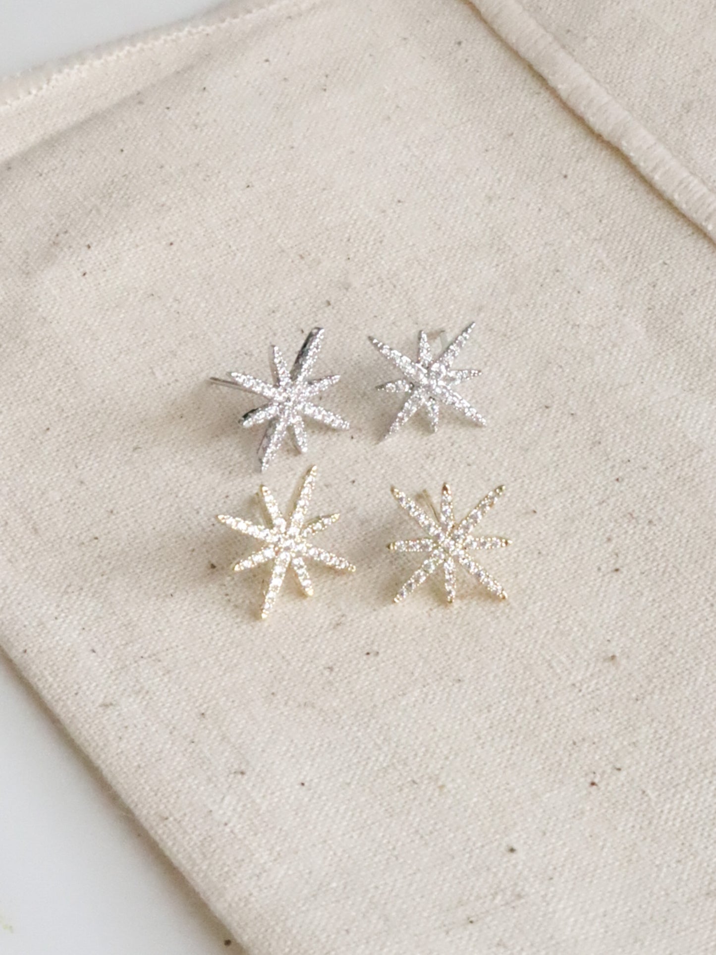 Lyon Polar Star Stud Earrings