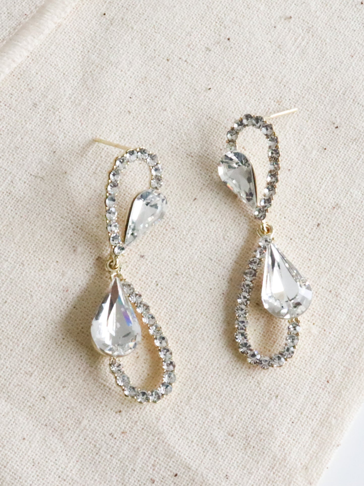 Mobius Tear Drop Earrings