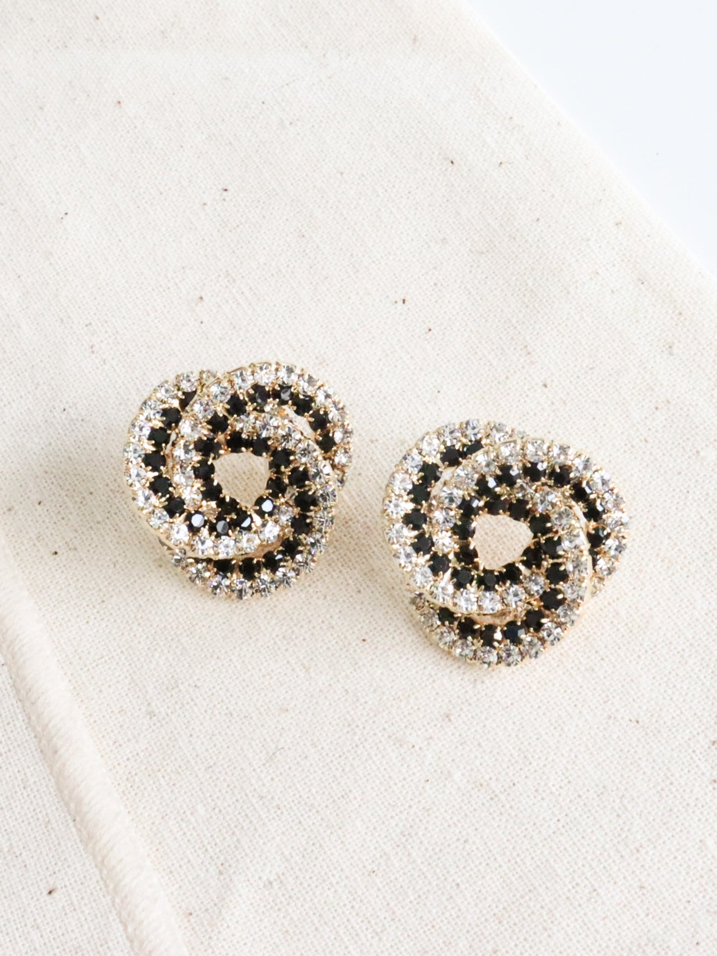 14K Gold Platted Twilit Treasure Zircon Earrings