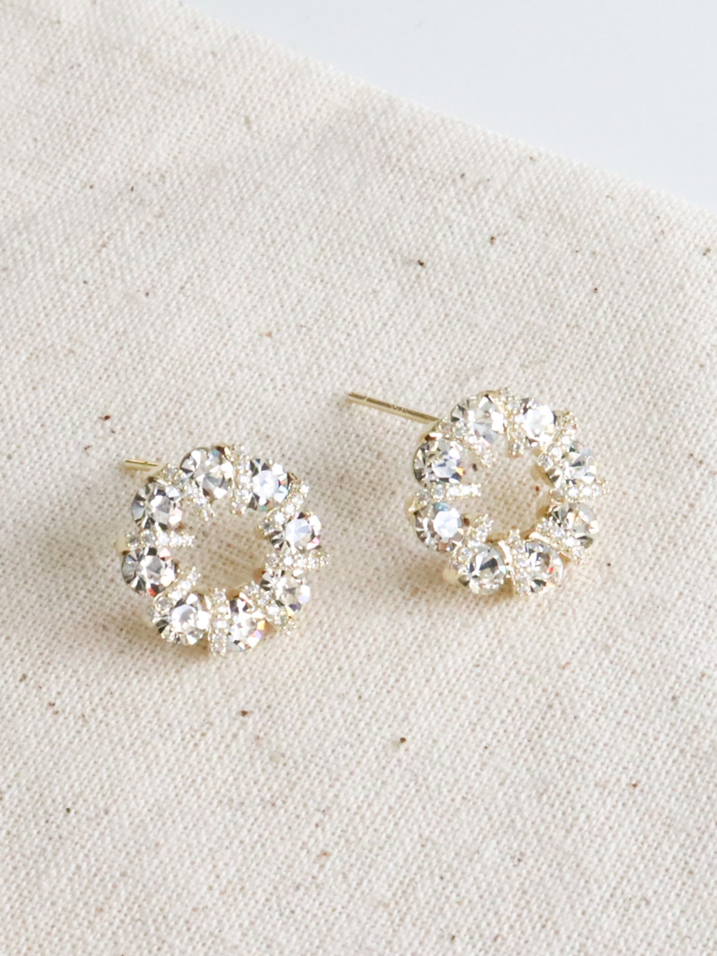 14K Gold Platted Wreath Earring