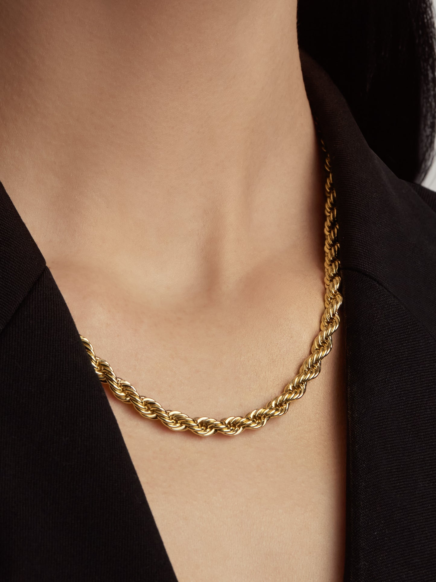 Gold Plated Essential Braided Necklace
