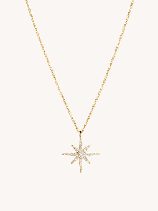 Divin Pearl Star Necklace