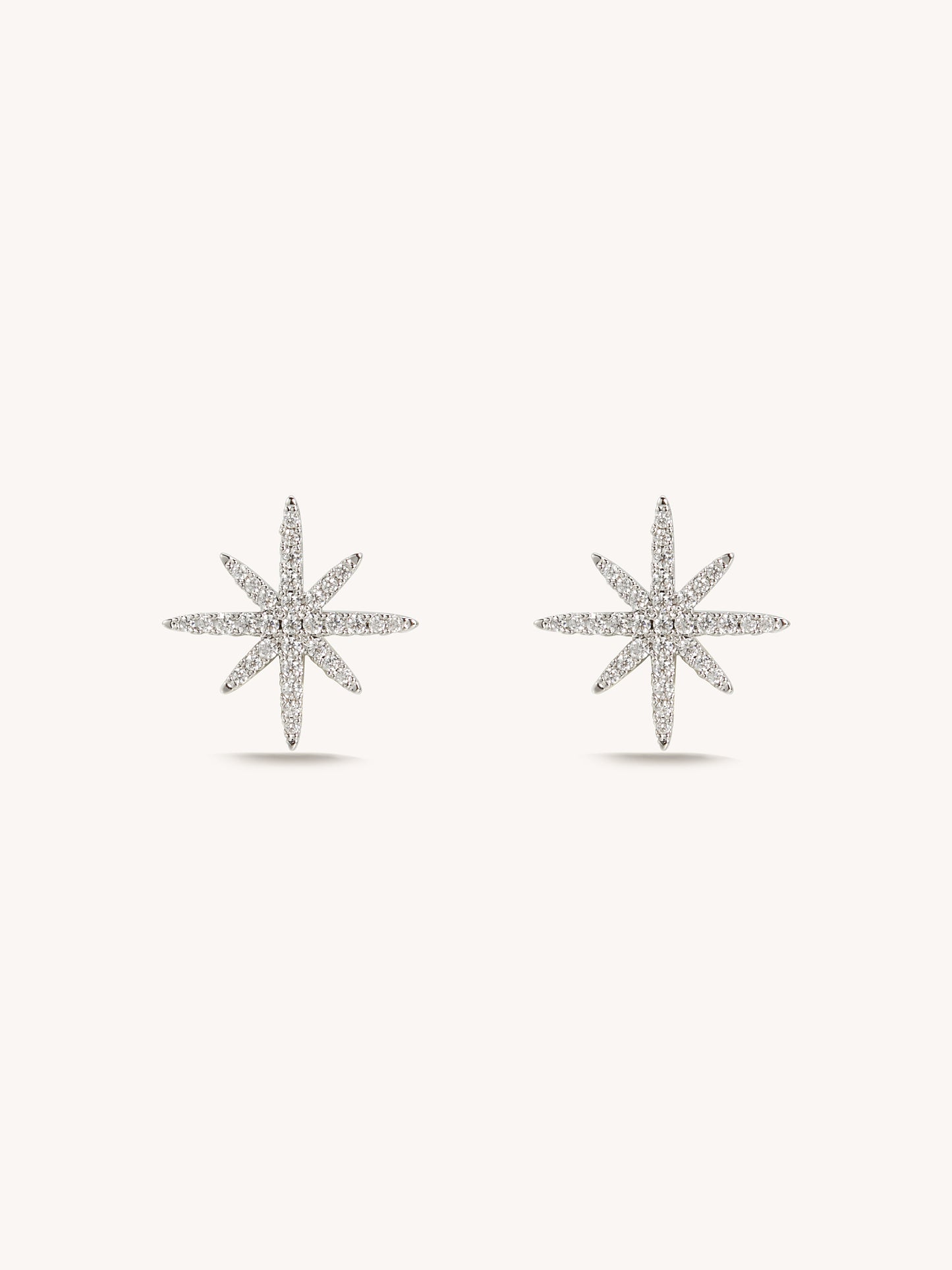 Lyon Polar Star Stud Earrings