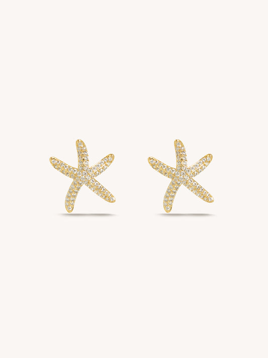 Marseille Starfish Stud Earrings