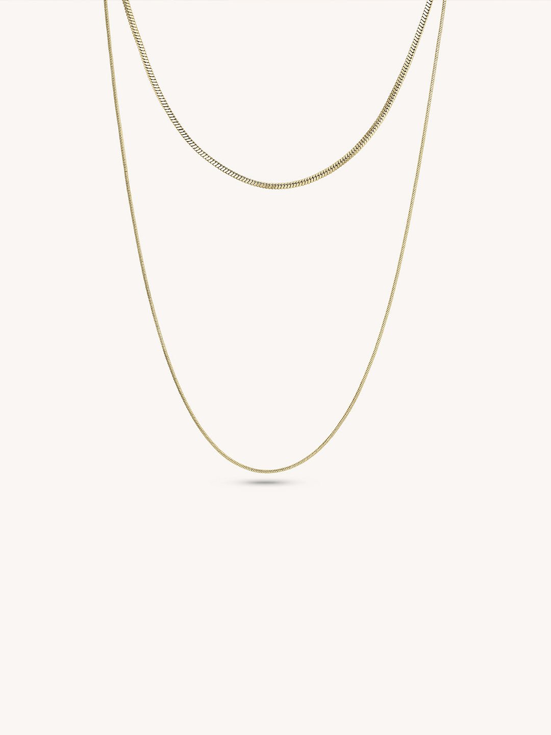 14K gold plated Timeless Tranquility Necklace - Revermejewelry