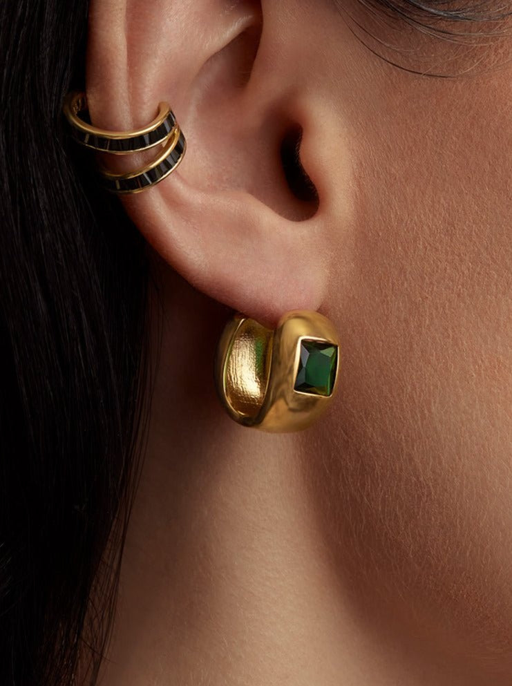 24k Gold Plated Anna Earrings - Revermejewelry