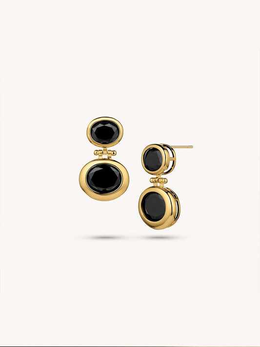 24k Gold Plated Deep Casket Earrings - Revermejewelry