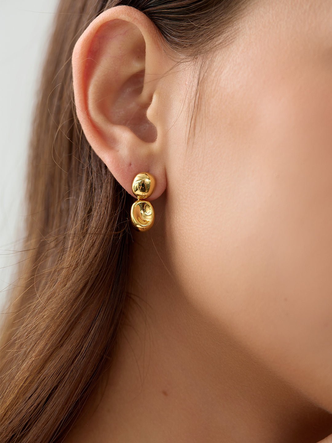 24K Gold Plated Glimmer Drop Earrings - Revermejewelry