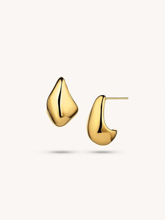 24K Gold Plated Muse Earrings - Revermejewelry