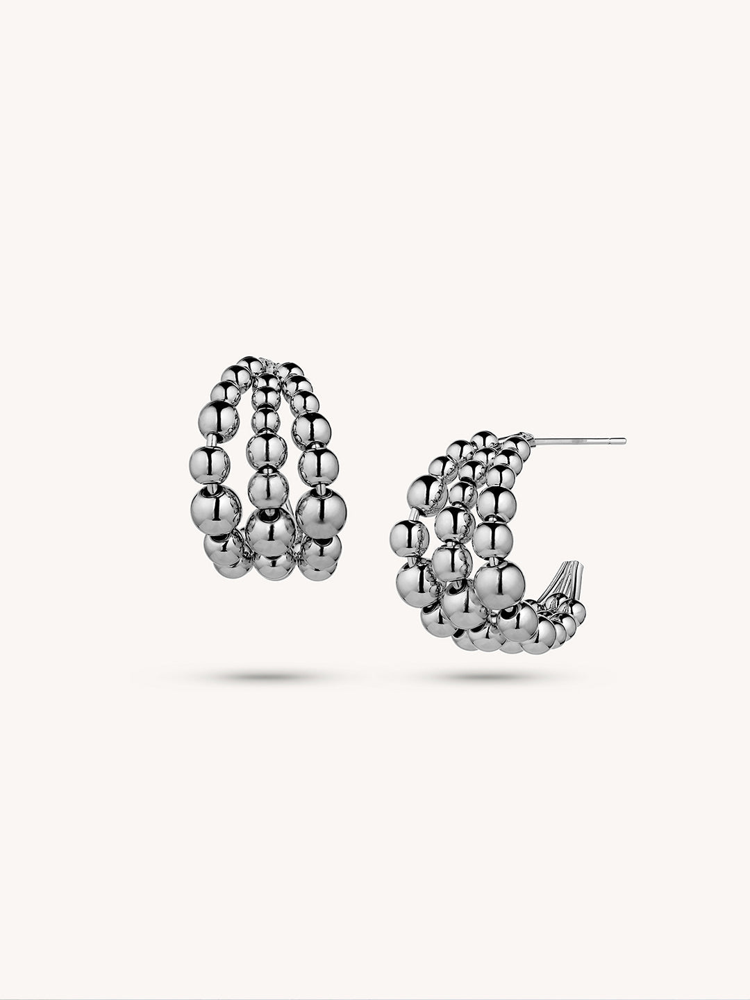 Gold Plated Bubbly Champagne Earrings - Revermejewelry