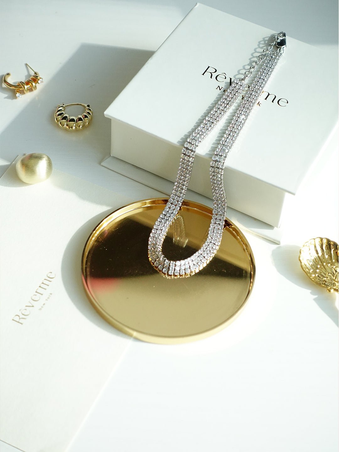 Zirconia Layers Tennis Choker - Revermejewelry