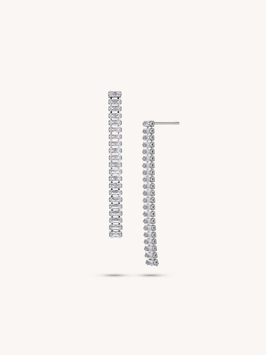 Zirconia Tassel Earrings - Revermejewelry